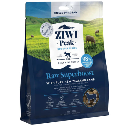 ZIWI Peak Freeze Dried Dog Boosters Raw Superboost - Lamb