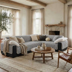One-Piece Cozy Flannel Sofa Protection Non-Slip Waterproof Sectional Couch Cover