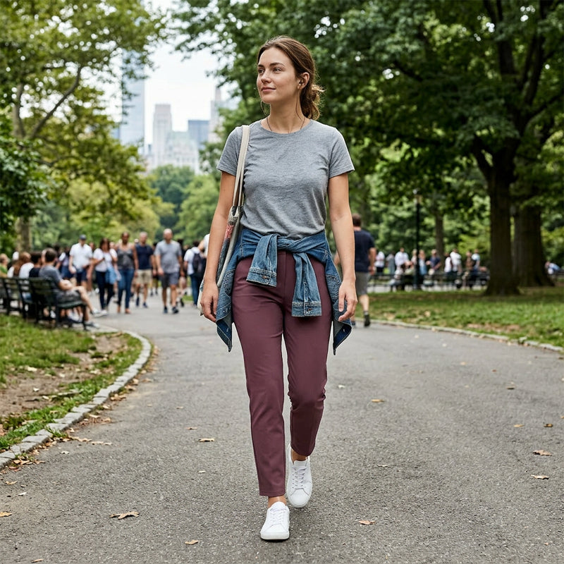 ⏳LIMITED OFFER 70% OFF🌞Women’s Fitted High-Waisted Zip-Pocket Trousers