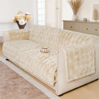 Water-resistant Fluffy Soft Furniture Protector Recliner Chair Covers Couch Covers