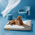 Extra Large Cooling Washable Rectangle Orthopedic Outdoor Dog Bed