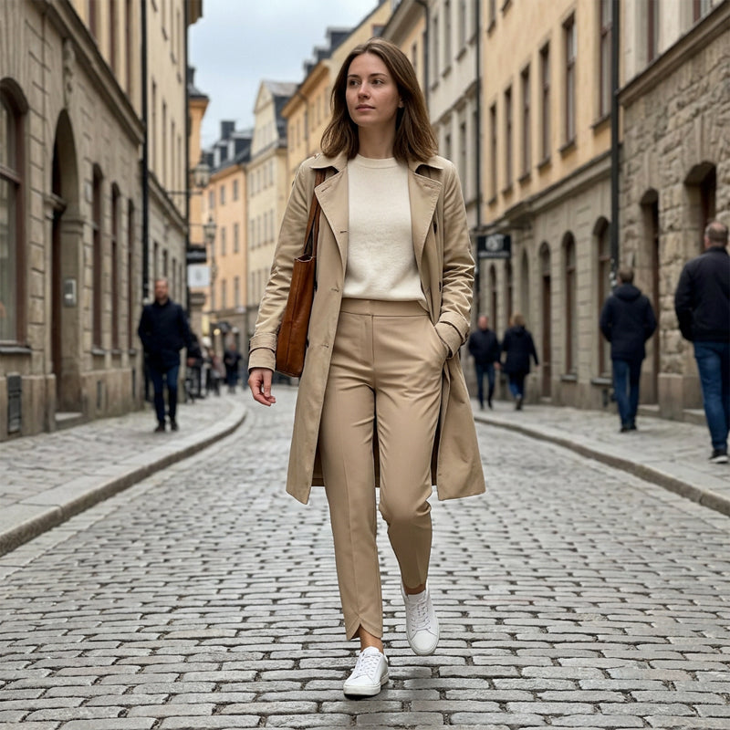 ⏳LIMITED OFFER 70% OFF🌞Women’s Fitted High-Waisted Zip-Pocket Trousers