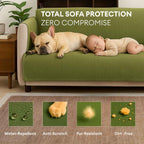 Waterproof Non-Slip Furniture Protector One-Piece Pet Sectional Couch Cover-Slipsafe