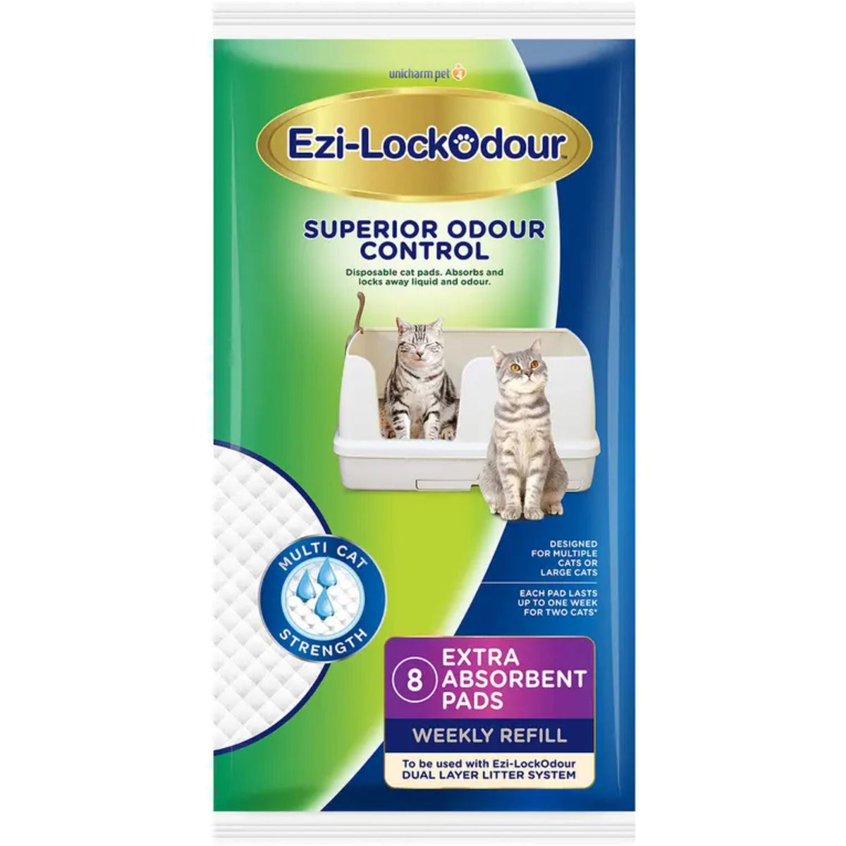 Ezi-LockOdour Extra Absorbent Cat Litter Pads
