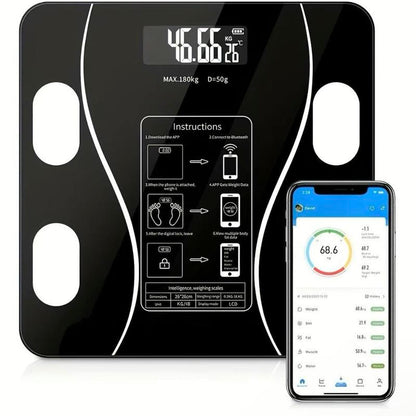 💥LAST DAY SALE 70% OFF🔥Smart BMI Digital Wireless Weight Scales with LCD Display