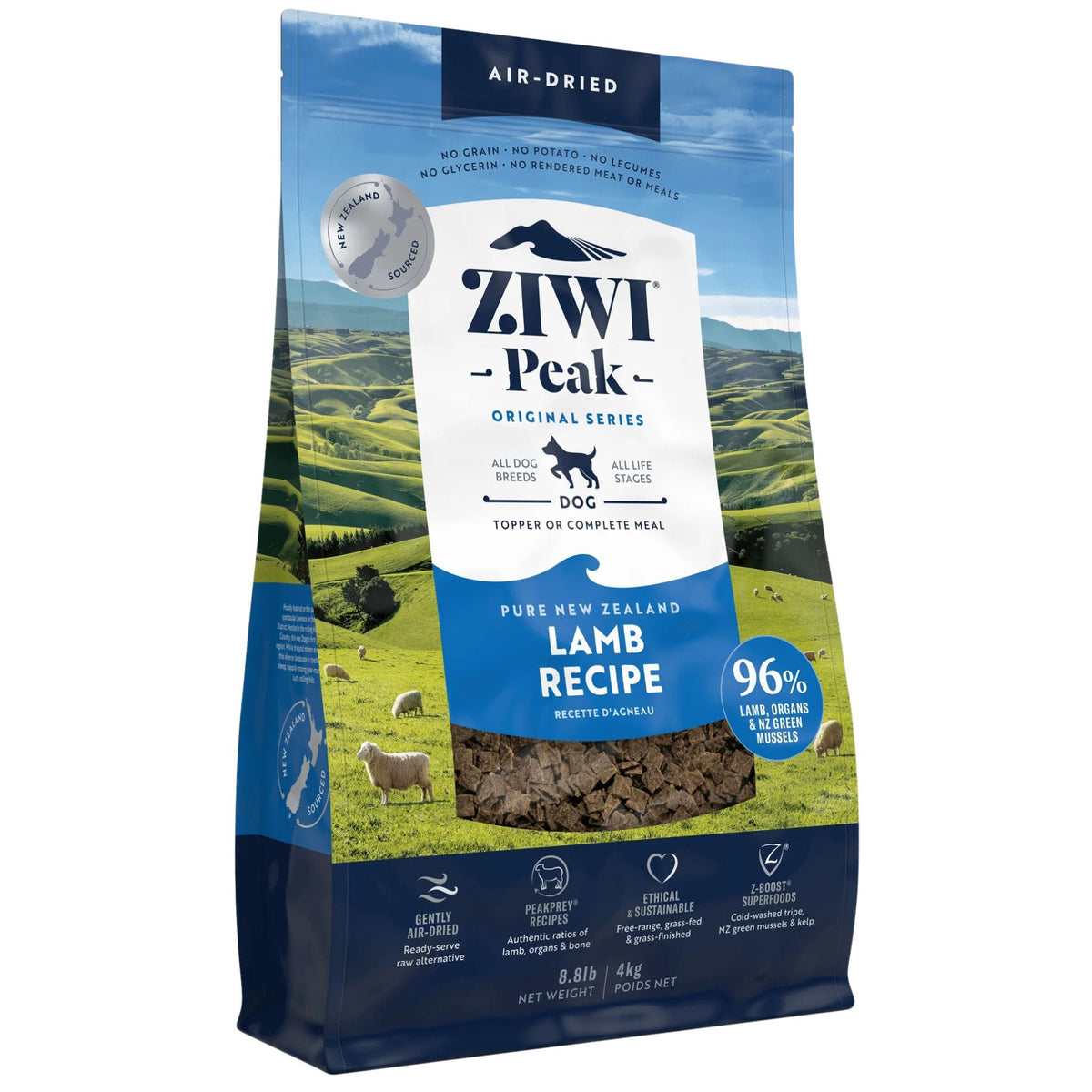 ZIWI Peak Dog Food Air Dried Lamb