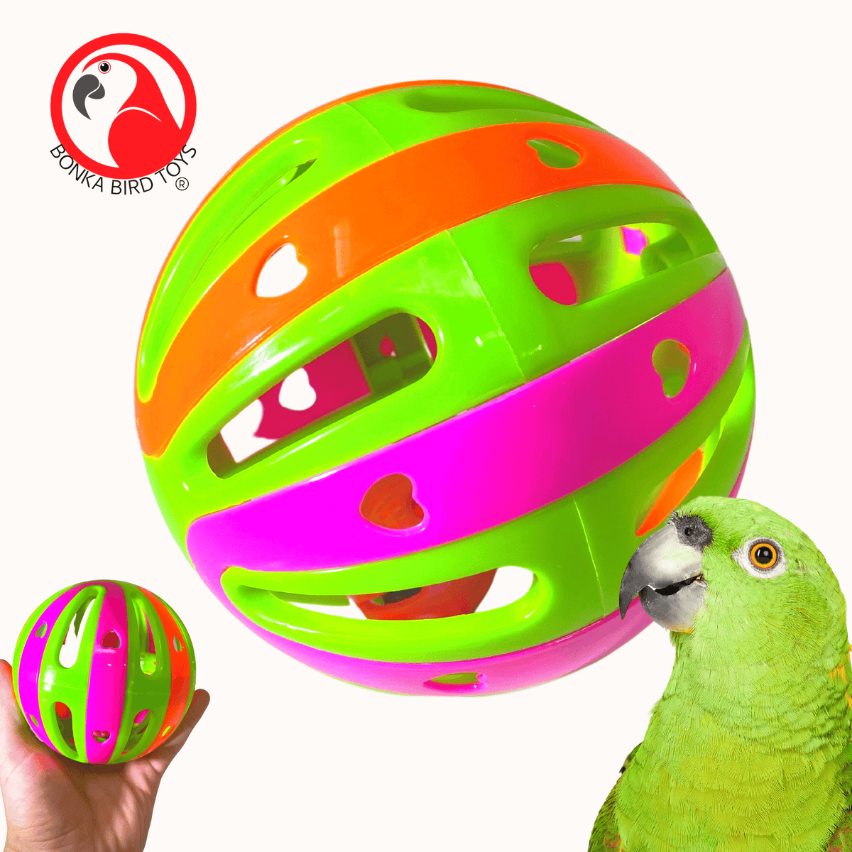 Carnival Balls Foot Talon Craft Part Bird Toys
