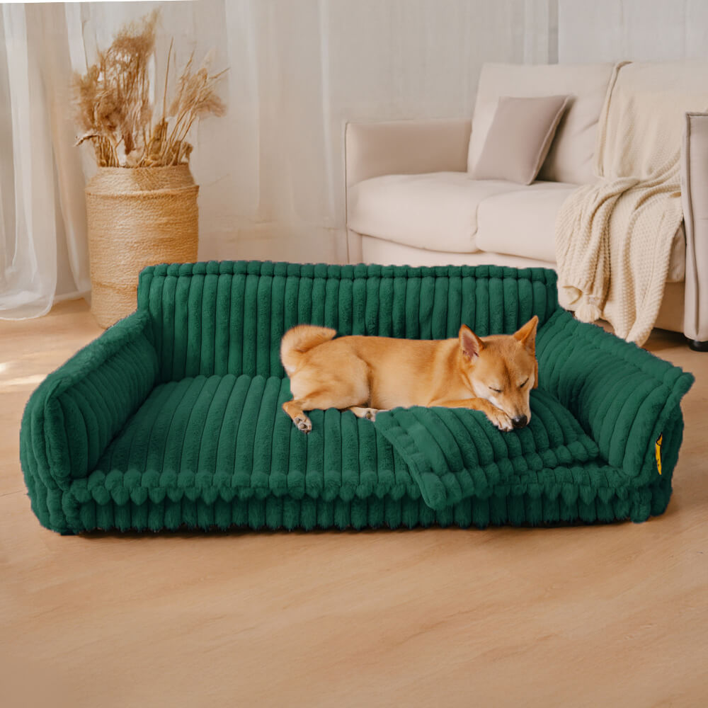 Orthopedic Dog Sofa Bed With Pillow-Snoozy Dream