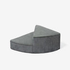 Cozy Corduroy Joint-Friendly Removable Spiral Dog Stairs for Bed-CreamyStep