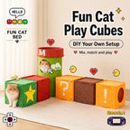 Creative Mario Block Cat Bed Semi-Enclosed Indoor House