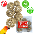 3354 Pk 6 Natural Vine Ball 2 inch