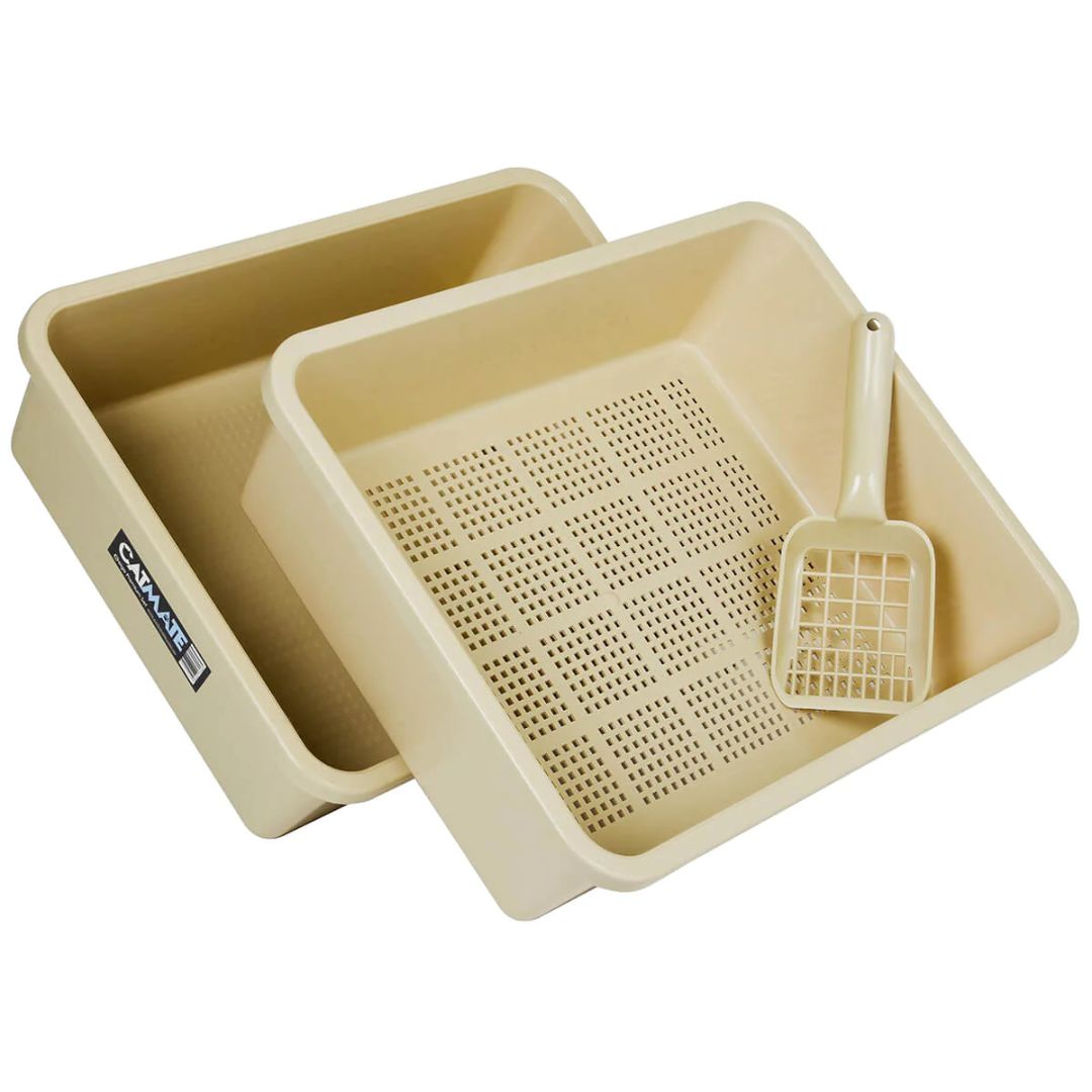 CatMate Cat Litter Tray Set - 3 Pieces