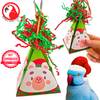 2904 Polar Bear Christmas Crinkle Cone