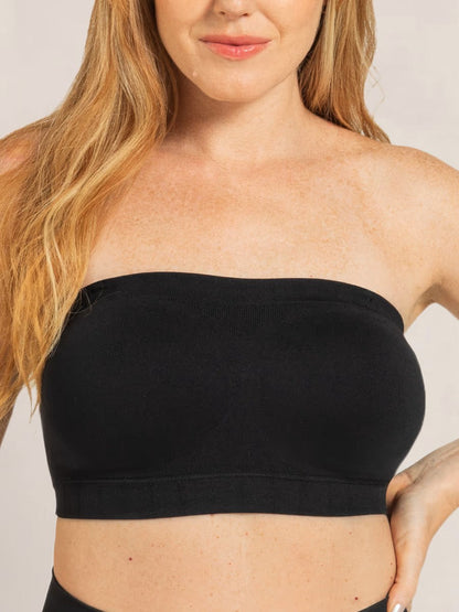 ⛱️Last Day Special Price ￡10.99!!🤩🔥Convertible Strapless Bandeau Bra with Wireless Comfort, Anti-Slip Grip & Removable Straps