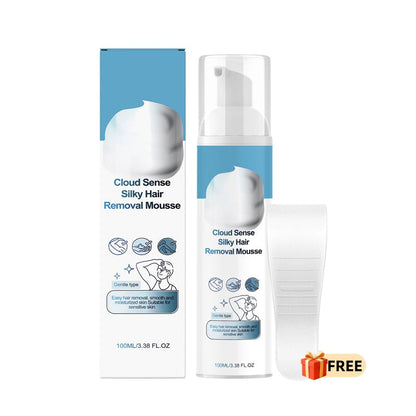 🔥Buy 2 Get 1 Free🔥Cloud Sense Silky Hair Removal Mousse
