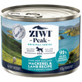 ZIWI Peak Dog Food Cans Mackerel & Lamb