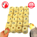 2527 Tiny ABC Cube Beads