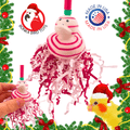 2727 Christmas Candy Cane Duck