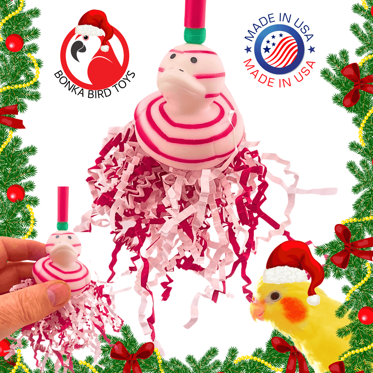 2727 Christmas Candy Cane Duck
