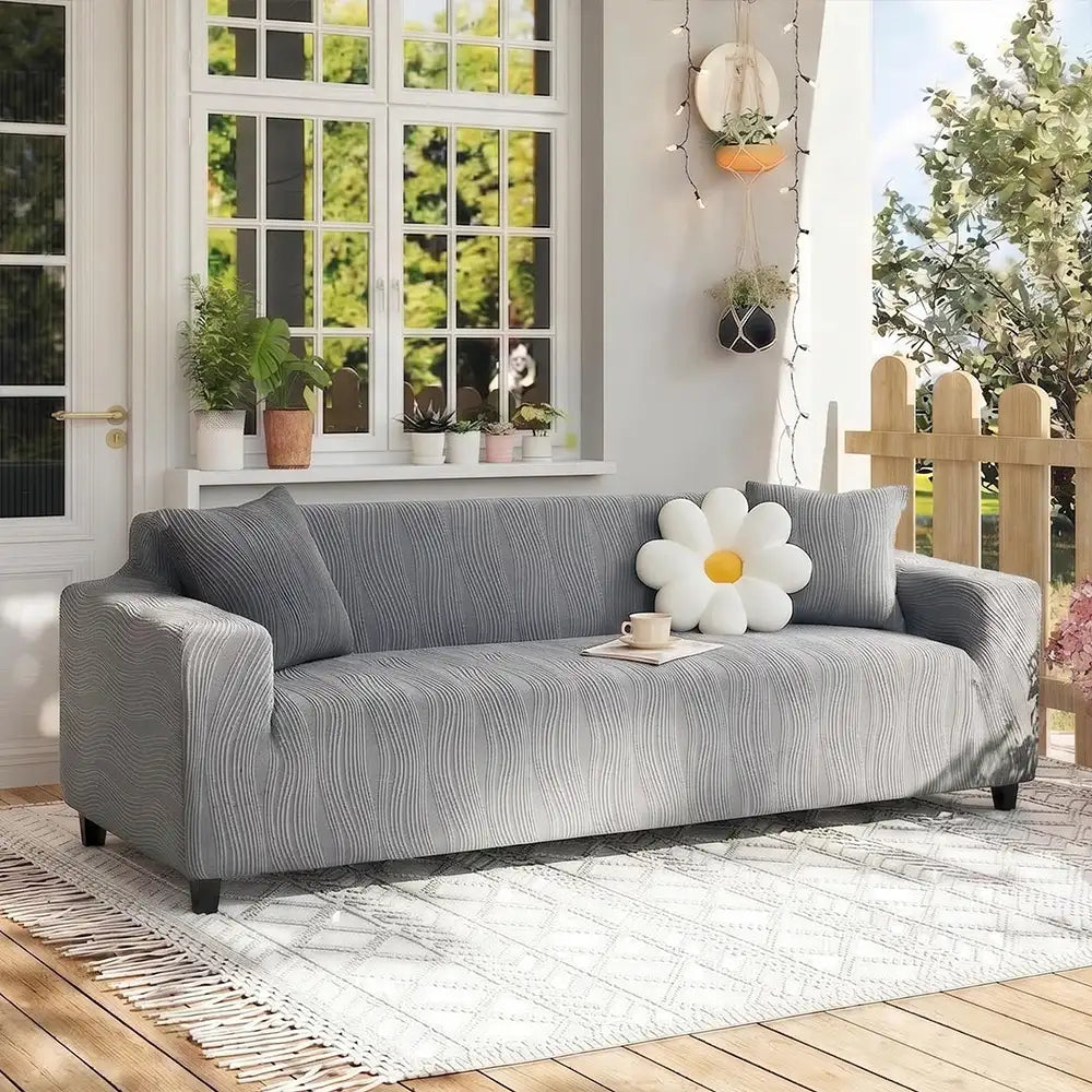 Jacquard Stretch Full-Cover Anti-scratch Couch Cover