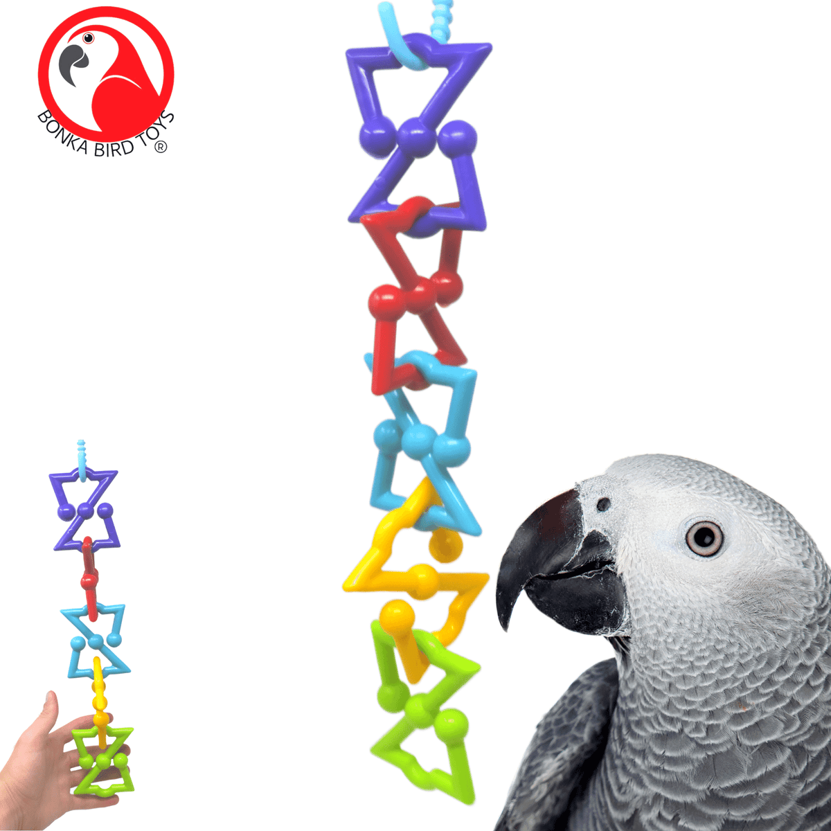 3637 Large Z Link Multiple Use Bird Toy
