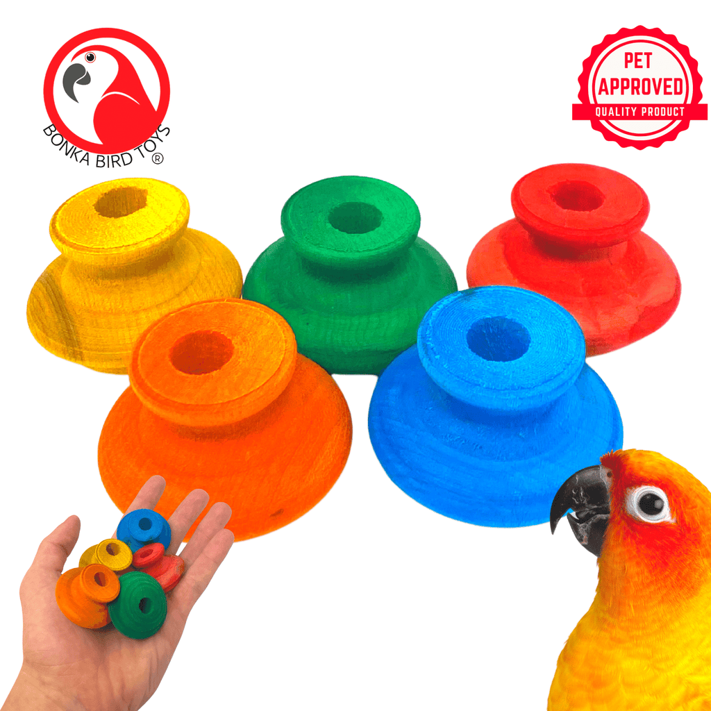 2933 Pk5 Colored Wooden Knobs