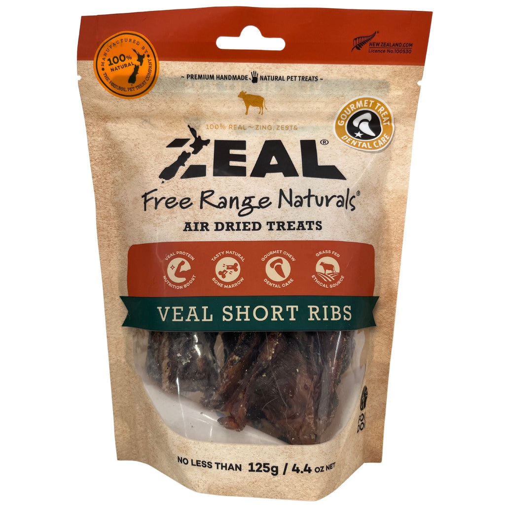 Zeal Air Dried Veal Short Ribs Dog Treats 125g