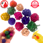 3350 Pk12 Colored Tiny Vine Balls