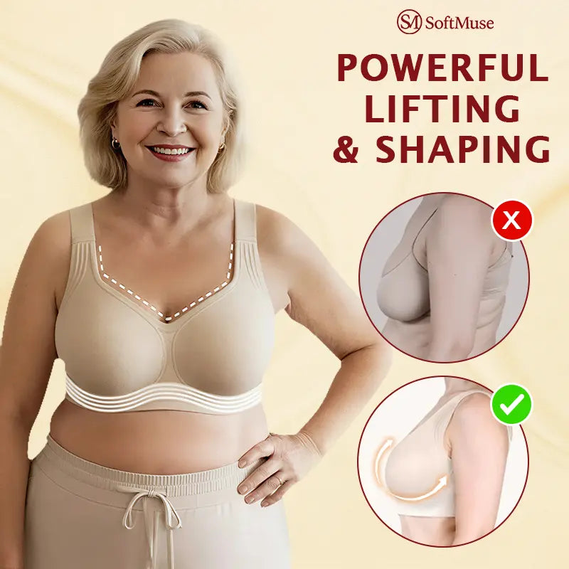 ⏳LAST DAY SALE 70%⚡💖Comfortable Wireless Full Coverage Jelly Smoothing Bra👍No more sagging breasts