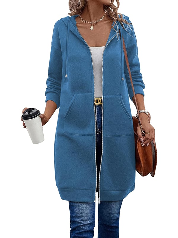 🌸LAST DAY - 50% OFF🥰Women Casual Zip up Fleece Hoodies
