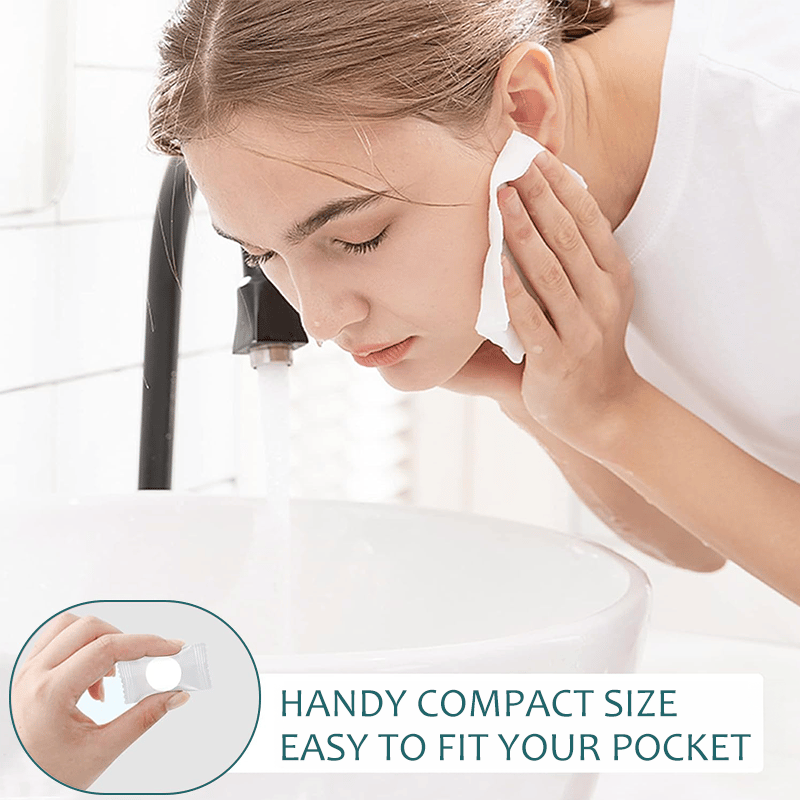 🏆Flash Sale⚡50K+ SOLD!💥EACH ONLY ￡0.06!!!✨Compressed Towel Tablets - 142% high-quality pure cotton
