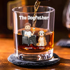 The Dogfather - Personalized Whiskey Glass