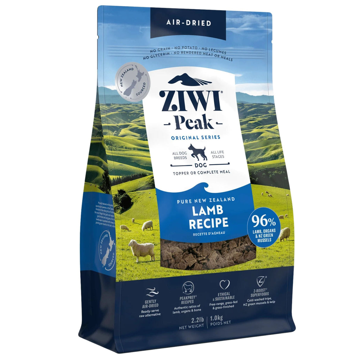 ZIWI Peak Dog Food Air Dried Lamb