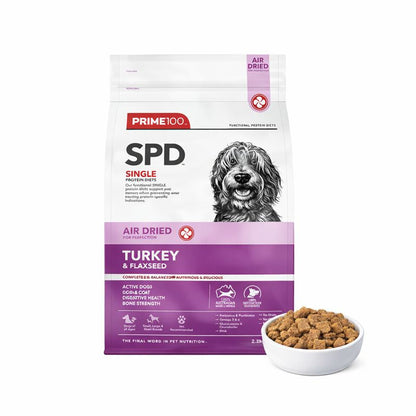 PRIME100 SPD Air Dried Turkey & Flaxseed Dog Food