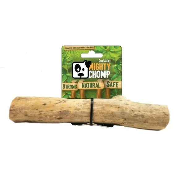 FurKidz Dog Toys Mighty Chomp Java Wood