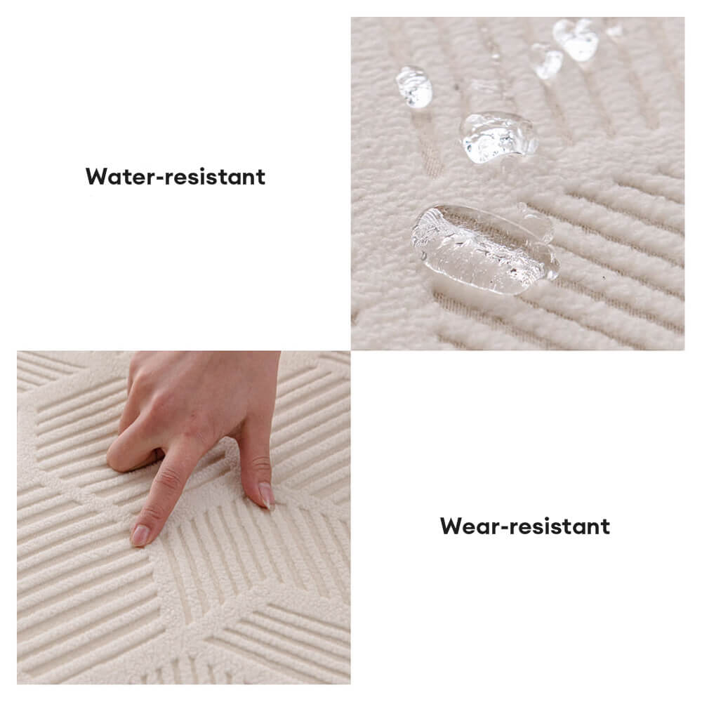 Honeycomb Pattern Water-resistant Stretch Full-Cover Magic Sectional Couch Cover