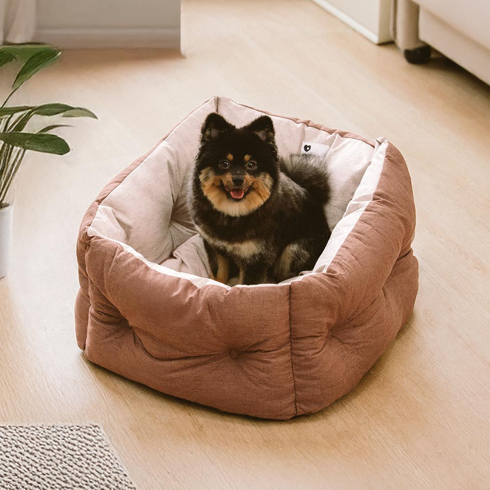 Waterproof ISOFIX Elevated & Thickened Dog Car Seat Bed with LATCH System