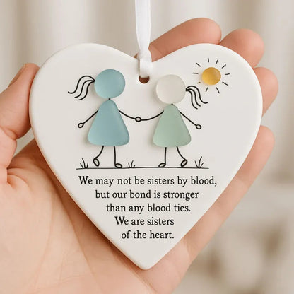 ⏳LAST DAY SALE 70% OFF!⏰Heart-Shaped Sea Glass Angel Friendship Ornament✨ Shaped by Nature & Crafted by Hand