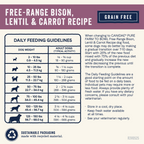 Canidae PURE Grain Free Dry Dog Food - Bison, Lentil & Carrot