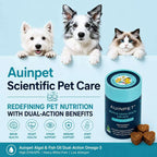 AUINPET Brain + Eye Support DHA Chews For Dogs & Cats 180g