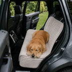 Ribbed Plush Waterproof Dog Car Seat Cover - Cozy Nest