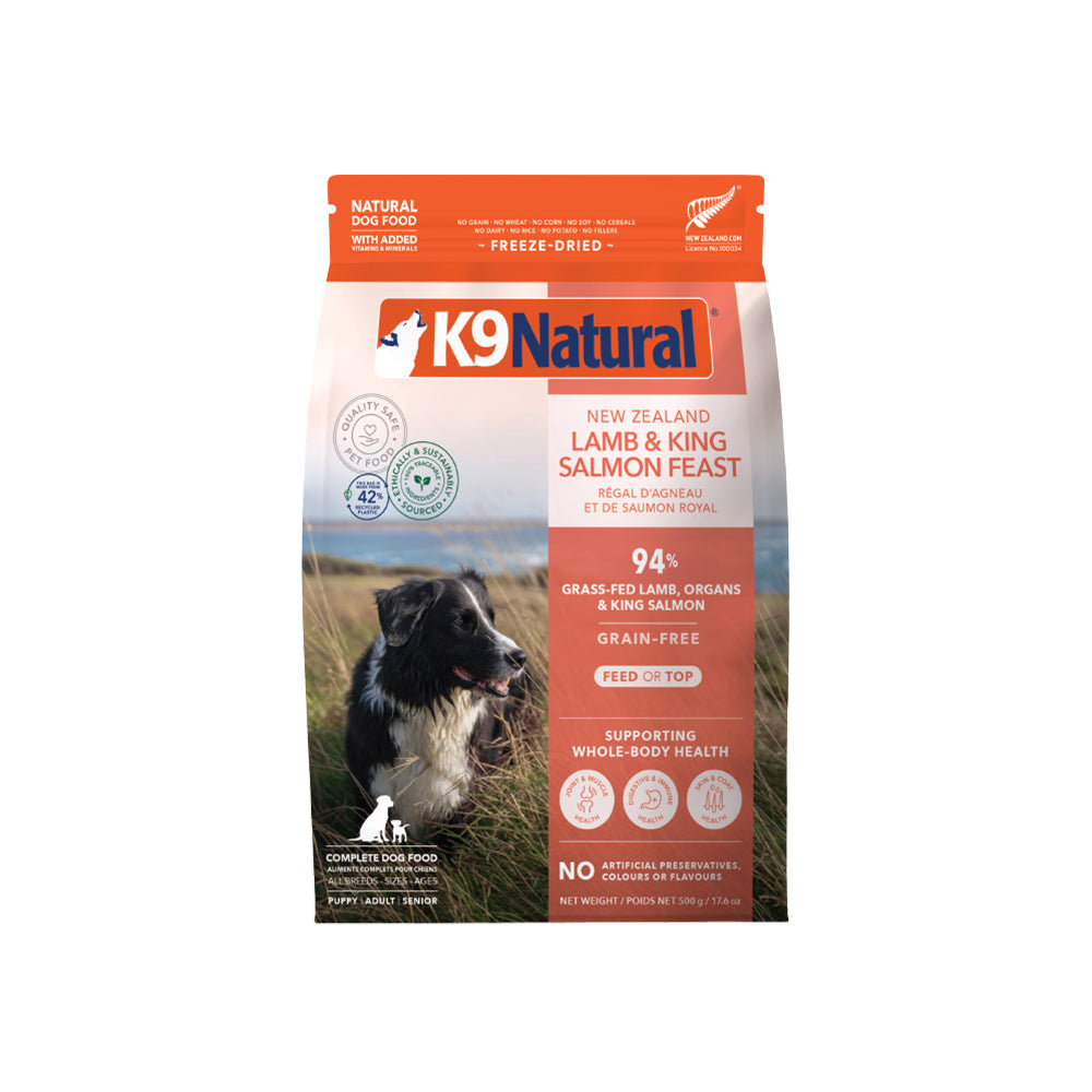 K9 NATURAL Lamb & King Salmon Freeze Dried Dog Food