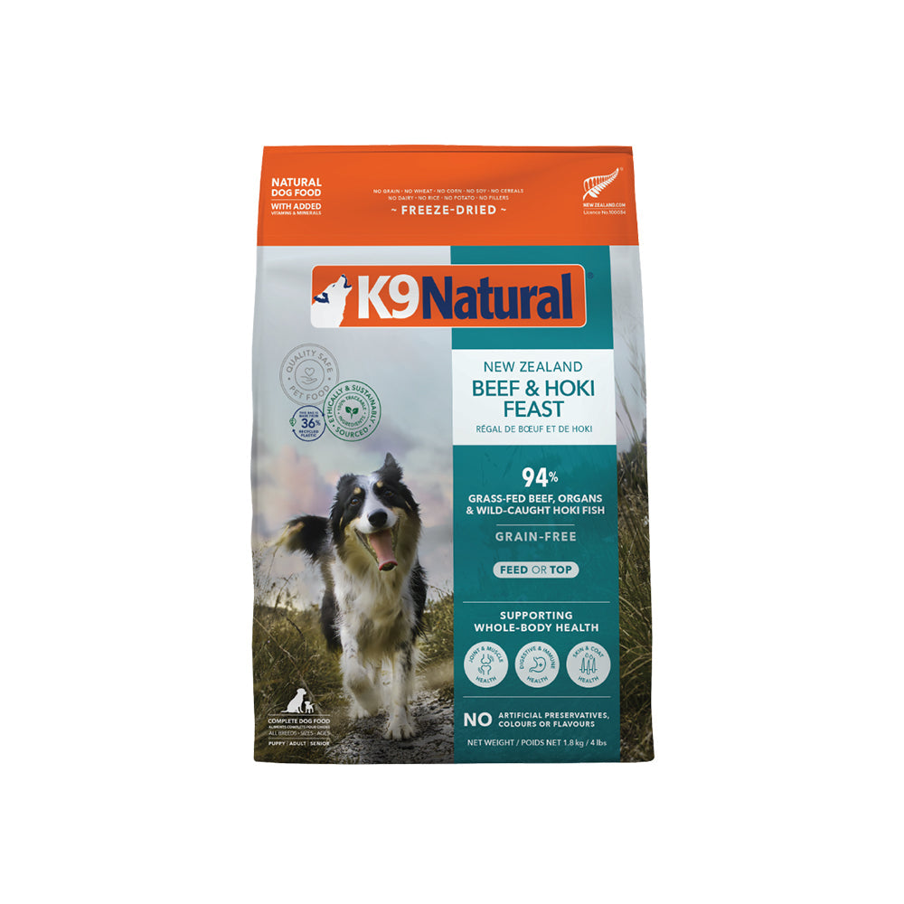 K9 NATURAL Beef & Hoki Dry Dog Food