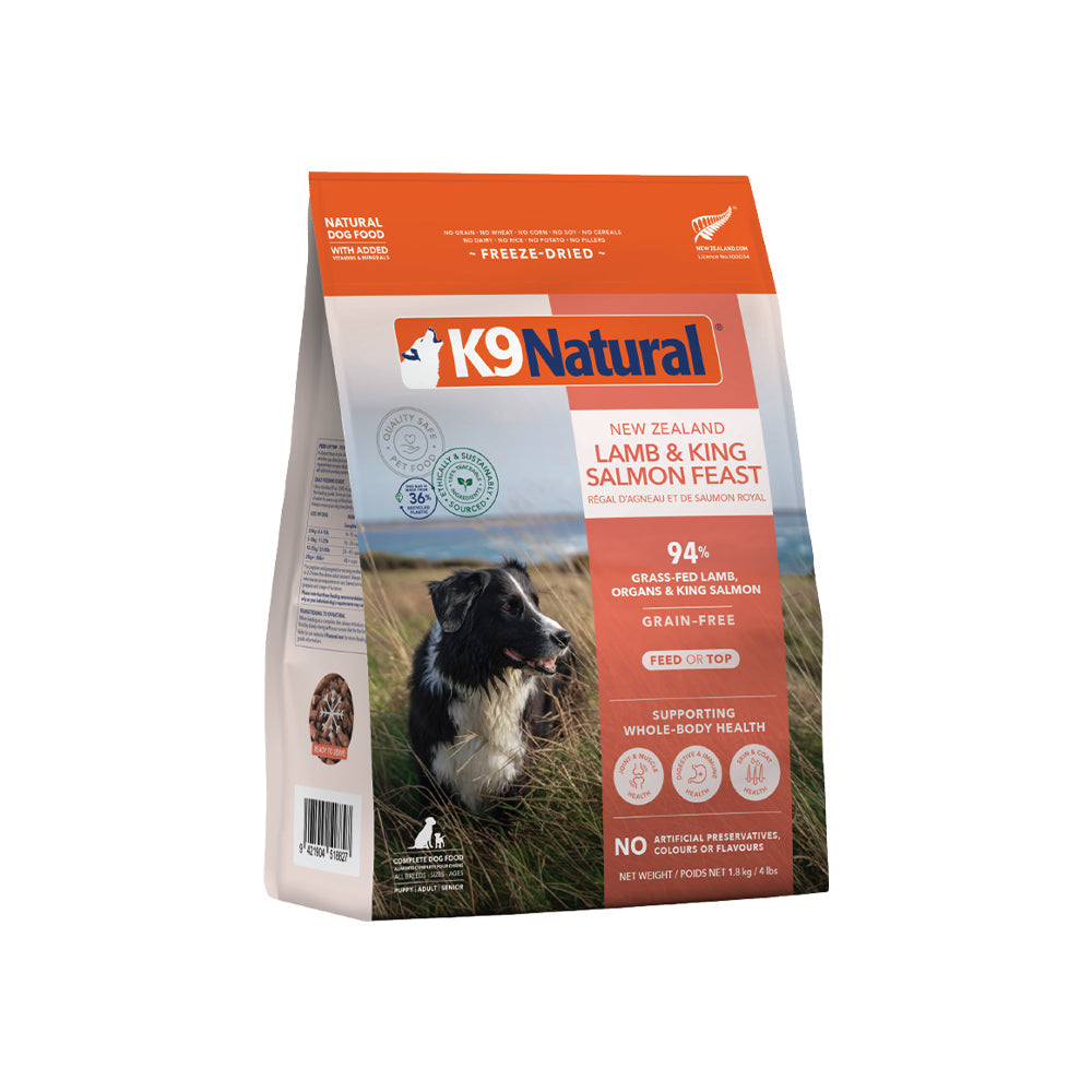 K9 NATURAL Lamb & King Salmon Freeze Dried Dog Food