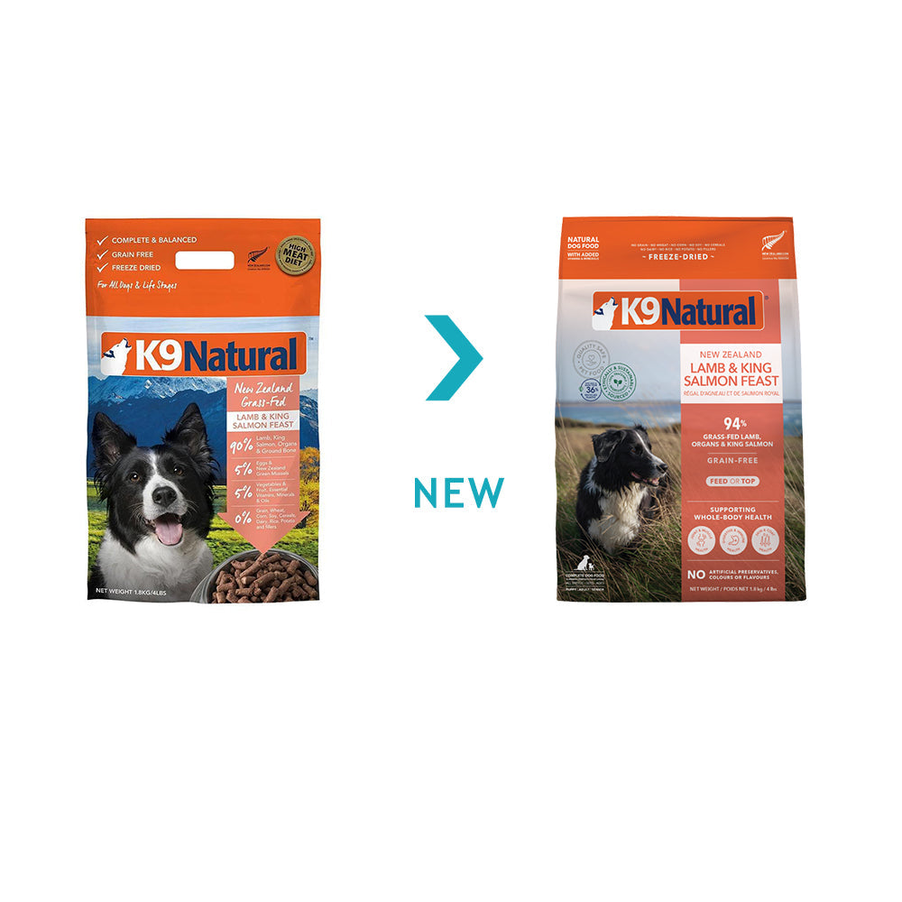 K9 NATURAL Lamb & King Salmon Freeze Dried Dog Food