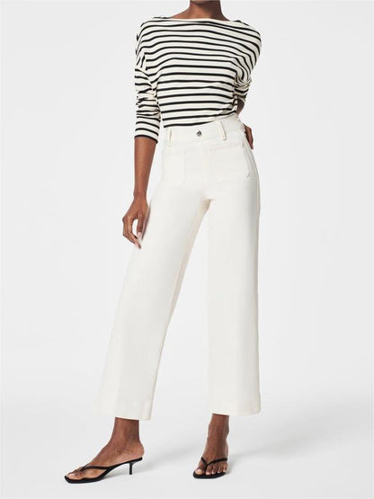 🔥Buy 2 Free Shipping✈️Tummy Control Cropped Wide-Leg Jeans