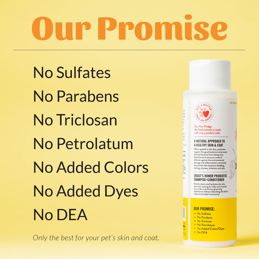 Skouts Honor Probiotic Shampoo Plus Conditioner Honeysuckle
