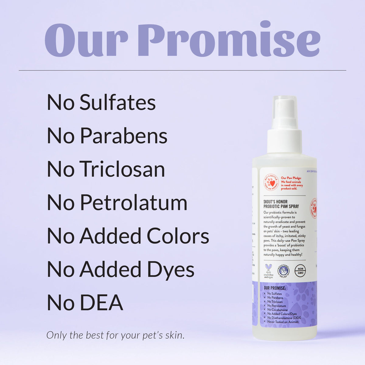 Skout's Honor Probiotic Paw Spray For Dogs and Cats