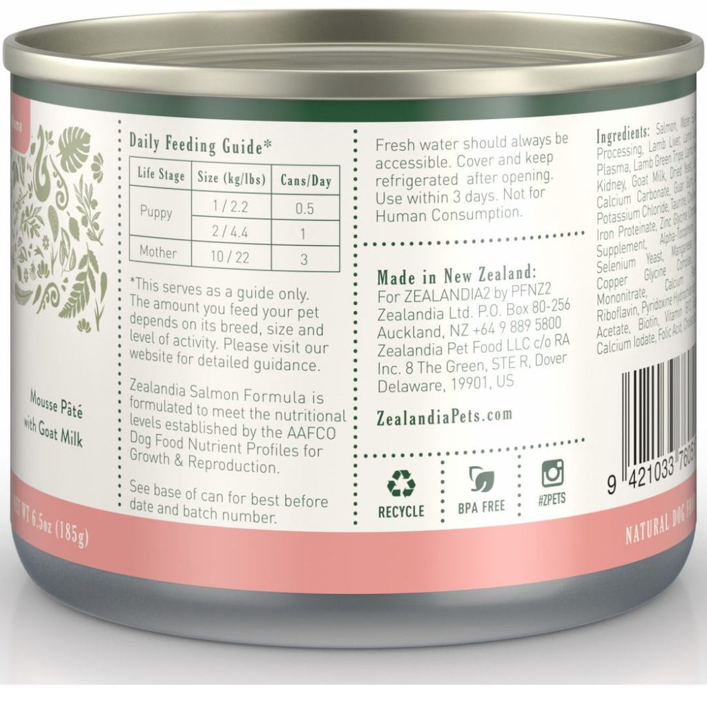 ZEALANDIA Premium Wet Dog Food Salmon for Puppy & Mama