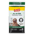 Glad for Pets Black Charcoal Puppy Pads, All-in-One | Puppy Potty Training Pads, 30 count
